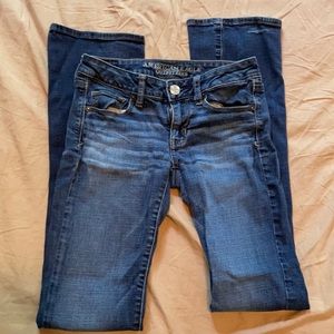 American Eagle skinny kick jeans
